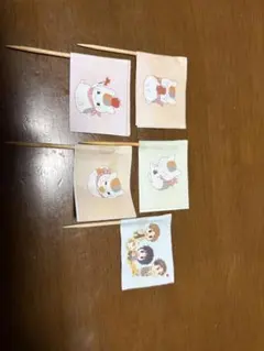 夏目友人帳 コラボカフェ ニャンコ先生 フラッグ 非売品 特典