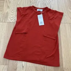 AZUL by MOUSSY テラコッタ ノースリーブ Tシャツ S アズールのサムネイル