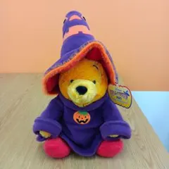 タグ付き　ディズニーリゾート　ハロウィン　2010　くまのプーさん　ぬいぐるみ タグ付き ディズニーリゾート ハロウィン 2010 くまのプーさん