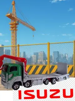 ロングトミカ いすゞ ギガ ミニカー 改造 積載車 トラックのサムネイル