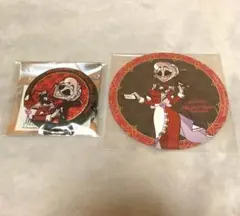 ハズビン・ホテルへようこそ アニメイトカフェ グリッター缶バッジ ロージー 他