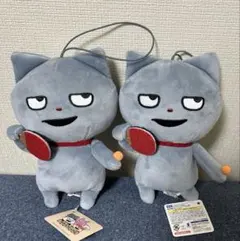 にしむらゆうじ スタジオug マスコット2 わるめのねこ ラウンドワン 2点
