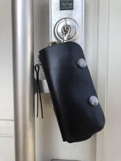 レザー　ハンドメイド　キーケース