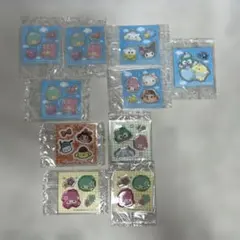 不二家ペコちゃん× 산리오 キャラクターズ コラボ うるつやシール 10枚セット