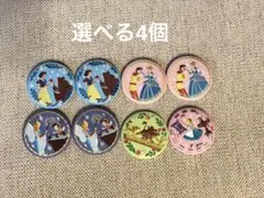 ディズニー　刺繍缶バッチ　選べる4個セット