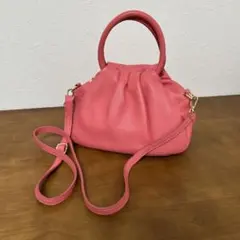 ear PAPILLONNER 梅バッグ オレンジ 2way ショルダーバッグ - メルカリ