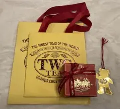 【新品】TWG Tea Red Christmas Tea オーナメント袋付きのサムネイル