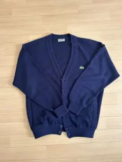 Lacoste ネイビー ニットカーディガン M