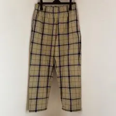 チェックパンツ　GU レディースM