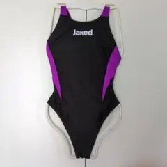 Jaked 競泳水着 FINA承認モデル ブラック×パープル LL
