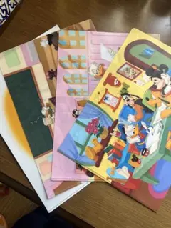 ディズニーキャラクタークリアファイル 4枚セット