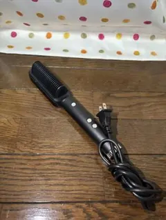 【匿名配送】【最安値】ブラシヘアアイロン ブラック