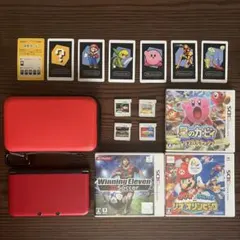 【極美品】ニンテンドー3DS LL レッド 本体+ソフト4本　赤ケース