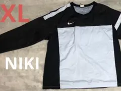 NIKE ナイキ ナイロンジャケット プルオーバー ブラック XXL【やや傷あり