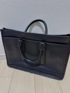 コーチ グローブレザー ブリーフケース ブラック