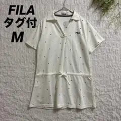 新品 フィラ 総柄 チュニック ストレッチ UV フィットネス ヨガ ジムウェアのサムネイル