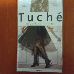 Tuché レース柄タイツ M/L グレージュ
