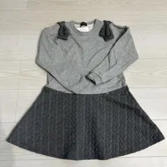 BeBe スウェットワンピース　130cm