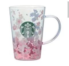 SAKURA2025耐熱グラスマグスプリング シーズン ブレンド 414ml