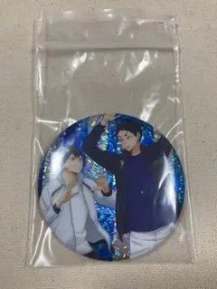 ハイキュー　缶バッジビスケット　赤葦　影山