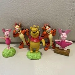 プーさん　キーホルダー　平成レトロ　飾り　置物　ティガー