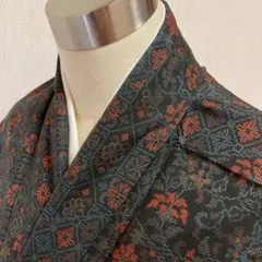 KJ3158 大島紬 身丈158.5cm 着物 正絹のサムネイル