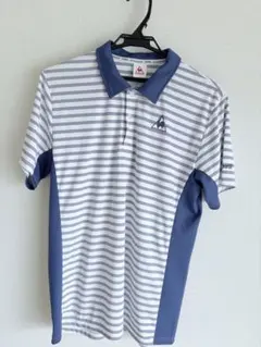 le coq sportif メンズテニス ポロシャツ ストライプ