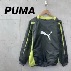 PUMA プーマ ピステ ウィンドブレーカー サッカー ロゴ プリント M 灰