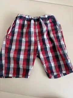 チェック柄 半ズボン 80サイズ