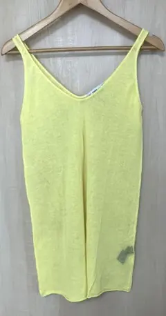 ZARA イエロー Vネック キャミソール Ｍのサムネイル