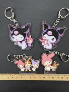 宇佐美×クロミ・マイメロディ アクリルキーホルダーセット(4点)