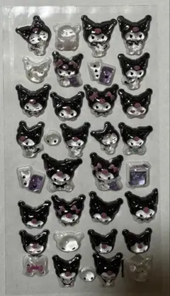 サンリオ ボンボンドロップシール クロミ 立体シール ぷっくりシール