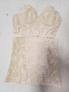 【美品】ケア工房　ブライダルインナー3点セット