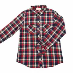 w closet チェック柄長袖シャツ