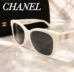 CHANEL シャネル スクエア サングラス ココマーク サイドパール 現行のサムネイル