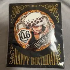ONEPIECE バースデイ缶バッジ トラファルガー・ロー 2021 - メルカリ