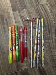 平成レトロ シャーペン 14本セット キティ たれぱんだ ハムちゃん他