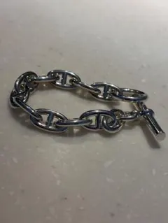 HERMES シェーヌダンクル GM 11コマ シルバー925 ヴィンテージ