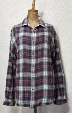 LACOSTE チェックシャツ　4 USED
