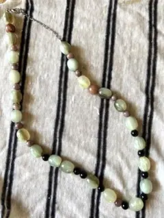 翡翠柄ネックレス値下げ