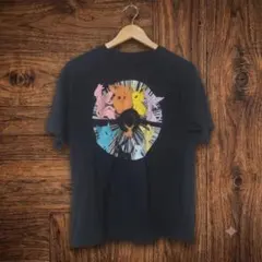 Pokemon イーブイ進化系 Tシャツ ブラック Lサイズのサムネイル