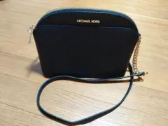 【美品】MICHAEL KORS ブラック ショルダーバッグ