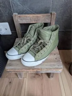 Converse オリーブグリーン ハイカットスニーカー