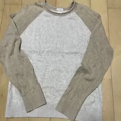 GAP ラグランスリーブ　リネン混コットンセーター