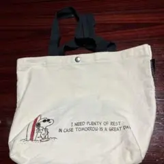 スヌーピー トートバッグ キャンバス