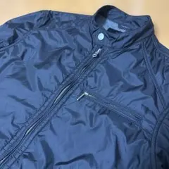 新品未使用★PLUS ONE★ライトオン★ナイロン　ライダース　ジャケット★黒M