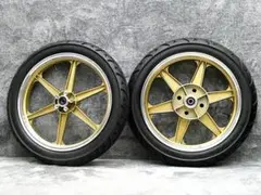 JWL車検対応 ゼファーΧ キャストホイール ゴールドシックス - メルカリ