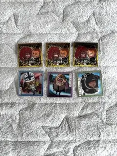 ワンピース　ウエハースシール　6枚セット