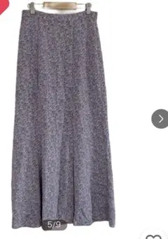 snidel スナイデル バリエプリントマーメイドライクスカート パープル 花柄