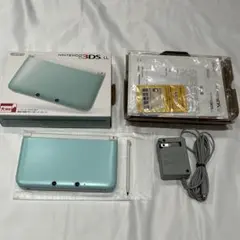 【極美品】ニンテンドー3DS LL ミント×ホワイト 本体 箱 ACアダプター